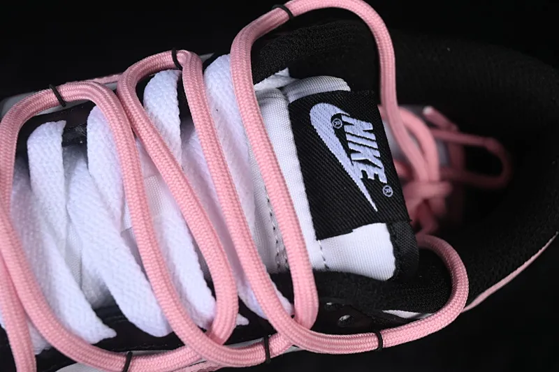 All categories Nk SB Dunk Series Nk SB Dunk Low High-end customized low-top sneakers Nike SB Dunk Low Cat claw black powder Deconstructed strap casual sneakers DD1503-101